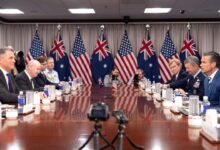 Australian Defence Minister Richard Marles meets United States defence chief Pete Hegseth at the Pentagon on September 2, 2026