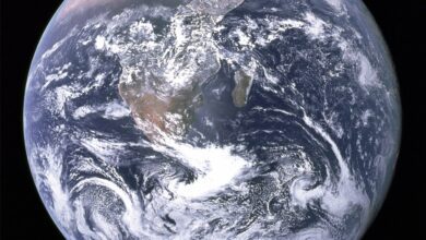 NASA Apollo 17 photograph of Earth