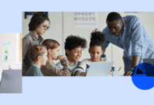 Official IBM artwork accompanying its K-12 AI readiness survey