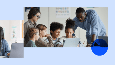Official IBM artwork accompanying its K-12 AI readiness survey