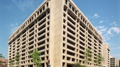 International Monetary Fund headquarters building in Washington, D.C.