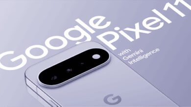 Official Google Pixel 11 product artwork showing the phone camera bar