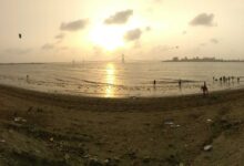 Wide archive view of Shivaji Park in Mumbai